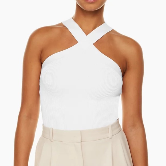 BabatonSculpt Knit Criss Cross Tank - Picture 1 of 4